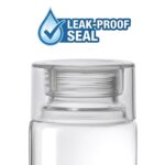 CELLO H2O Glass Water Bottle for Office & Daily Use 920 ml, Transparent | Durable & Stylish, Freezable & Fridge Safe, Leakproof Wide Mouth Leadfree Toughened Glass Water Bottle For Kitchen & Travel - Image 5
