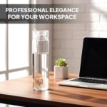 CELLO H2O Glass Water Bottle for Office & Daily Use 920 ml, Transparent | Durable & Stylish, Freezable & Fridge Safe, Leakproof Wide Mouth Leadfree Toughened Glass Water Bottle For Kitchen & Travel - Image 6