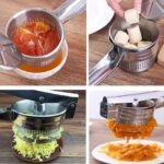 Imaashi Multipurpose Food Press & Ricer - Make Smooth Mashed Potatoes, Apple Sauce, Lemon Squeezes & Purees with Ease - Image 5
