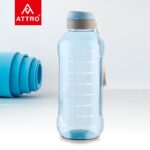 ATTRO Ultra Pro 2 Motivational 2L BPA-Free Water Bottle with Leak-Proof Flip-Top Cap, Nylon Strap and Stylish Blue Color for Daily Hydration, Plastic - Image 6