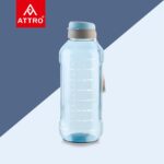 ATTRO Ultra Pro 2 Motivational 2L BPA-Free Water Bottle with Leak-Proof Flip-Top Cap, Nylon Strap and Stylish Blue Color for Daily Hydration, Plastic - Image 8