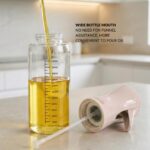 Nestasia Glass Oil Sprayer Bottle for Kitchen (220ml) - 100% Food-Safe Vinegar & Olive Oil Spray Bottle for Healthy Cooking, Salad Dressing, Air Fryer, BBQ & Grilling (Beige) - Image 5