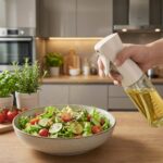 Nestasia Glass Oil Sprayer Bottle for Kitchen (220ml) - 100% Food-Safe Vinegar & Olive Oil Spray Bottle for Healthy Cooking, Salad Dressing, Air Fryer, BBQ & Grilling (Beige) - Image 9