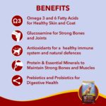 Meat Up Adult Dry Dog Food 3kg + 3kg (Free) 6kg | Meat & Rice Flavour | Buy 1 Get 1 Free | Healthy Skin & Beautiful Coat |Healthy Joints and Strong Bones |Prebiotics & Probiotics for Healthy Digestion - Image 3