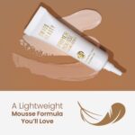 Swiss Beauty Primer Mousse Foundation Weightless Smooth & Velvet Touch, Matte Finish, Face Makeup, Natural Beige, 30ml - Image 5