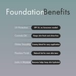 Men Full-Coverage Foundation Mens Face Moisturizer Cream, Face Makeup for All Skin Types, Evens Skin Tone, Oil Control and Cover Flaws, Natural 240 (Fresh Canvas), 20ml - Image 3