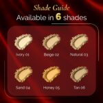 FACES CANADA 3in1 Hydra Matte Compact Powder - Beige 02, 9g | Foundation + Moisturizer + Sunscreen SPF 15 | Mattifying | Controls Oil & Sweat | Conceals Dark Spots & Acne Scars | Buildable Coverage | Lightweight - Image 5