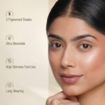 Swiss Beauty Brick Highlighter | Highly-pigmented Powder Highlighter + Bronzer with Easy-to-blend Formula | Shade- 2, 7g | - Image 4