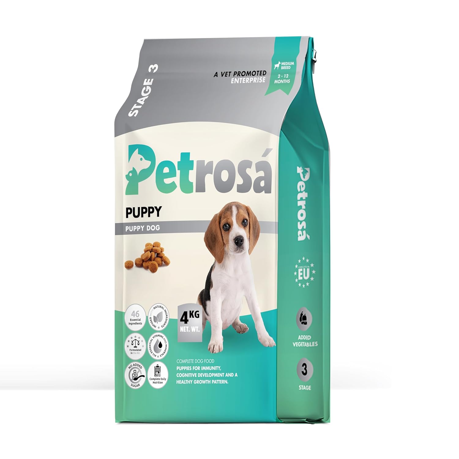 Medium Breed Puppy Dog Food (2–12 Months), Balanced Growth Formula *