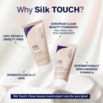 FLiCKA Silk Touch 3 in 1 Moisturizer and Primer for Face | Hydrating, Lightweight, Long-Lasting | Pore Minimizer | Dermatologically Tested | All Skin Types | Makeup Base | 60g | Cruelty-Free (Pack of 1) - Image 4