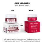 Bella Vita Organic NicoLips Lip Balm & Lip Scrub | Lip Balm for Dark Lips | Anti Pigmentation for Dry, Chapped Lips | Removes Lipstick Stains | Lip Care for Men & Women | 20g - Image 2