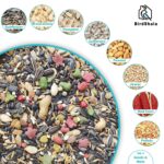 BirdShala Parrot Food for All Life Stages African Grey Parrot,Sun Conure,Macaw,Lovebird and Alexander Premium Seed Blend of Grains, Nuts & Fruit Pellets 500Gm - Image 2