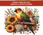 Boltz Best Bird Food for Conures, Natural and Healthy Premium Seed Mix for Conure Parrot, Daily Birds Treat for Conures, Complete Nutrition to All Life Stages (1 KG (Pack of 1)) - Image 2