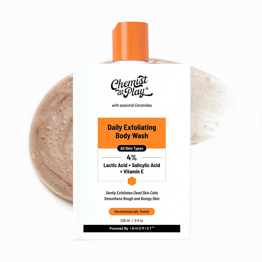 Chemist At Play Exfoliating Body Wash 236ml | Removes Tan, *