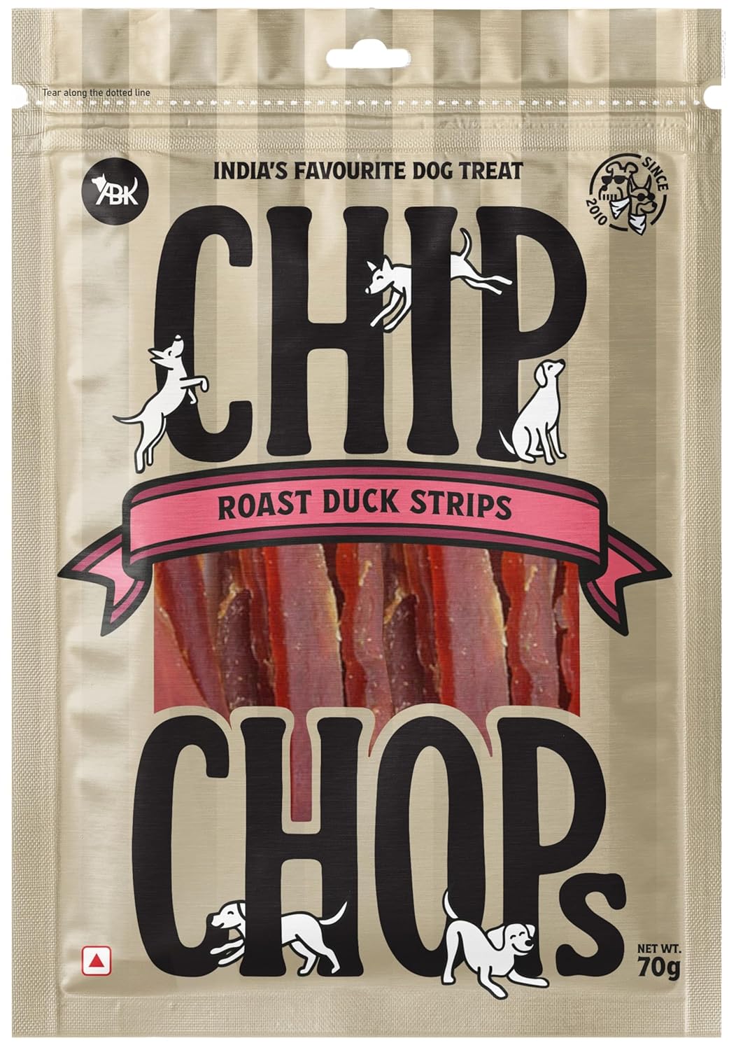 Chip Chops Roast Duck Slice Dog Treat, Optimum Health Formula, *