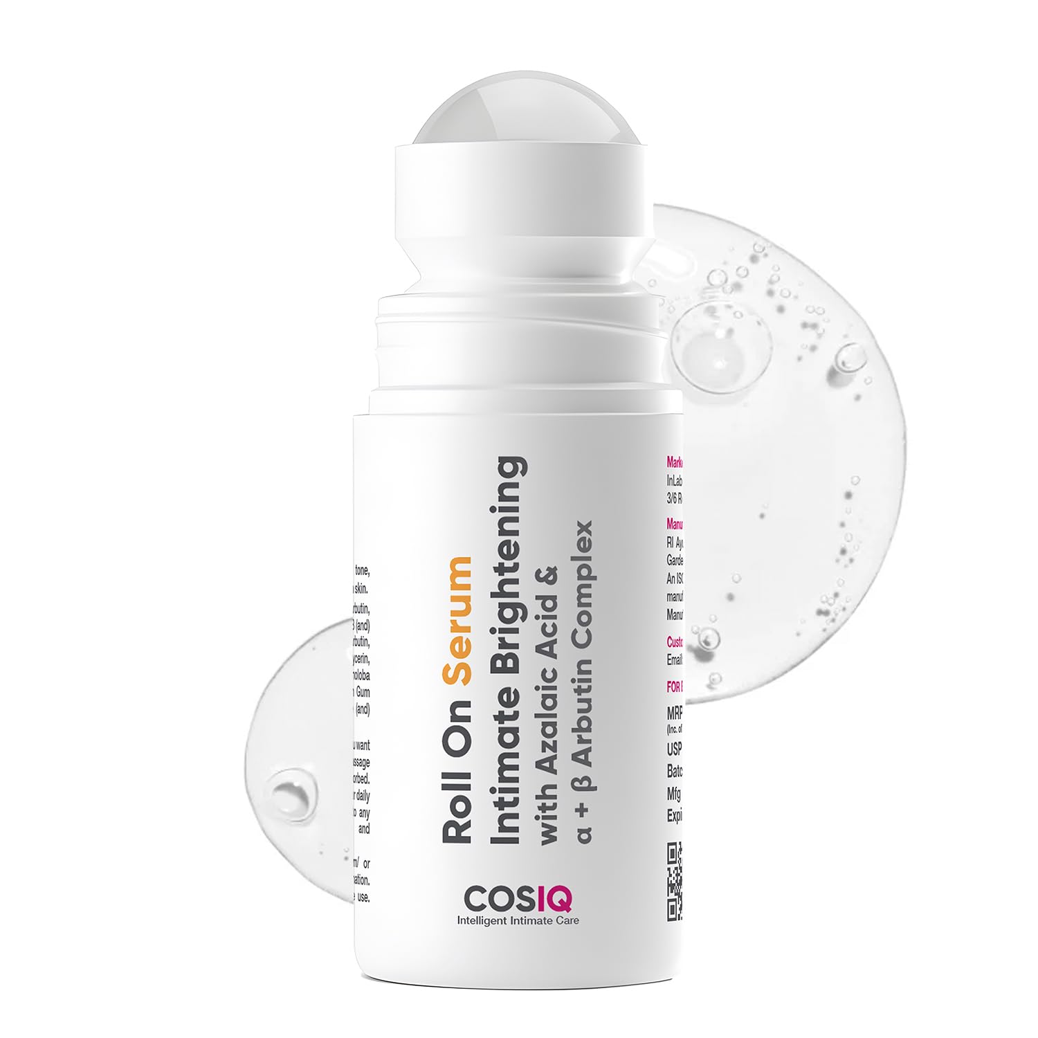 Cos-IQ Intimate Brightening Roll-On Serum | With Azelaic Acid & *
