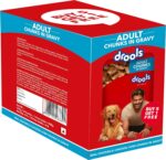 Drools Adult Wet Dog Food 0.9kg (150g x 6) Pack of 6 | Real Chicken and Chicken Liver Chunks in Gravy | Healthy Skin and Coat | Maintains Joint Health | Better Digestibility and Health - Image 2