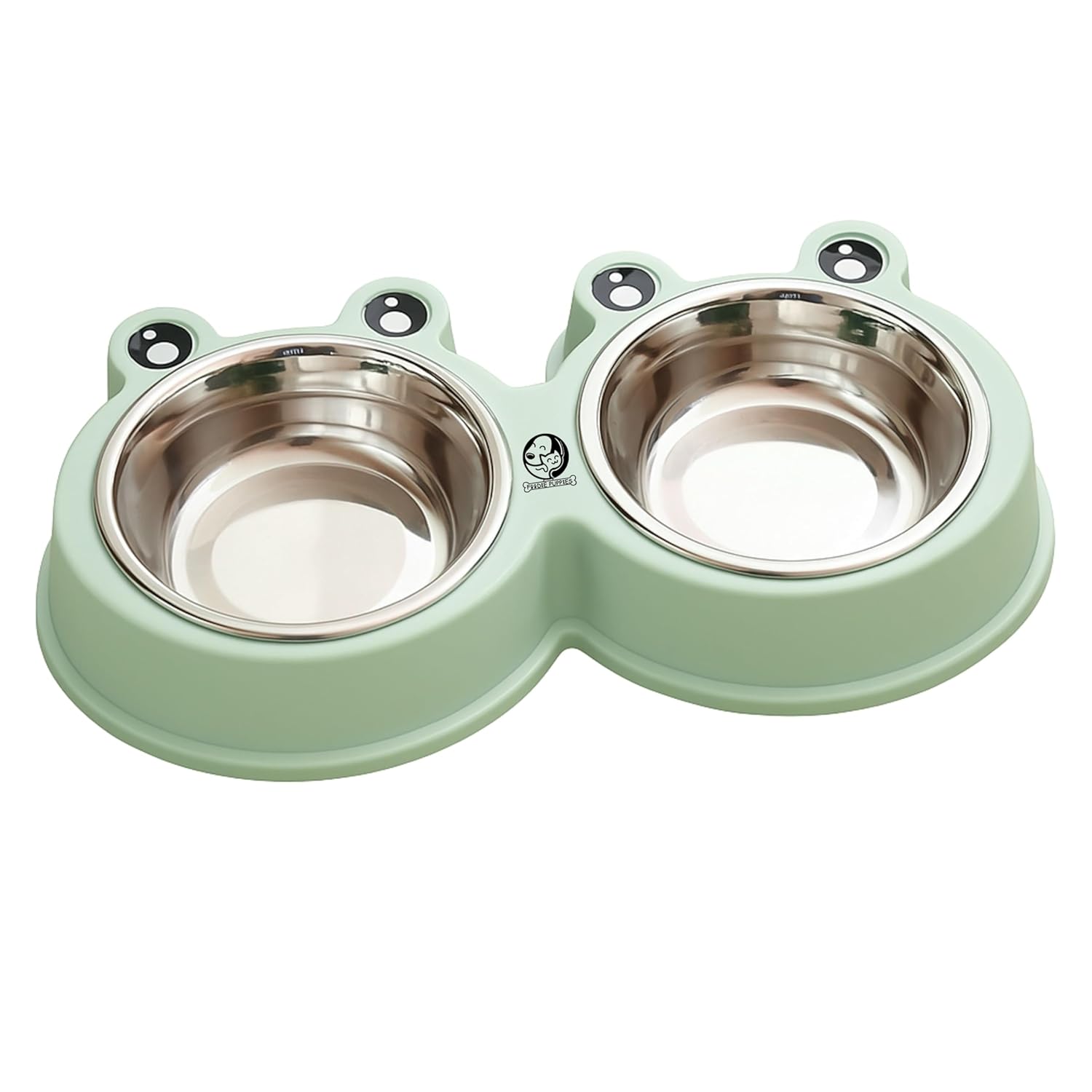 Foodie Puppies 2-in-1 Food and Water Bowl for Puppies, Cats *