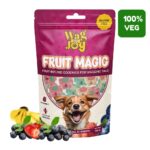 Fruit Magic Veg Treats for Dogs | Vitamin C, Calcium Enriched | Gluten Free | Mix Fruit, Strawberry, Blueberry & Banana Flavour, 125 Gm (Flower Shape),All Life Stages - Image 2