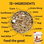 Generic Pets Pro Pigeon, Dove & Hen Food 1 KG | Specially Formulated with Multigrain & Seeds. High-Protein, Millet-Based Diet for Hen & Doves,All Life Stages - Image 2