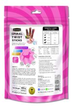 Goodies Dog Energy Treats Spiral Twist Stick Chicken Liver & Bacon Flavor 98% Healthy Snack & Training Treat,Best for Dog (1 x 450g) with Free Jerhigh Milky Stick 20g (Newly Launched),All Life Stages - Image 2