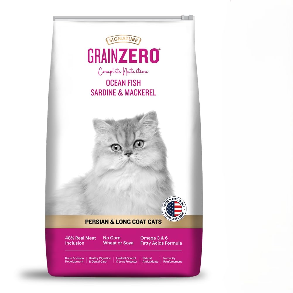 Grain Zero Persian Dry Cat Food 1.2kg | Ocean Fish, *