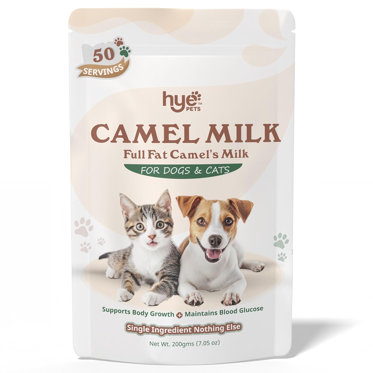 HYE Pets Full Fat Camel Milk Powder for Dogs & *