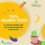 Herbal 100 Meter Food Wrapping Paper Roll - Premium Non-Stick Butter Wrapping, Re-Heatable Non Stick Paper, Parchment Paper - Image 2