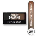 Hilary Rhoda Eyebrow Palette with Spoolie | 3 Natural Blendable Shades | Waterproof & Long-Lasting | Smudge-Proof Brow Powder Kit (Shade 02) – 7.2g - Image 2