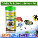 JAINSONS PET PRODUCTS Pro Veggies Fish Food - 91% Plant Matter, Highly Nutritious, Mini Pellet for Herbivores - 600 G,All Life Stages - Image 2
