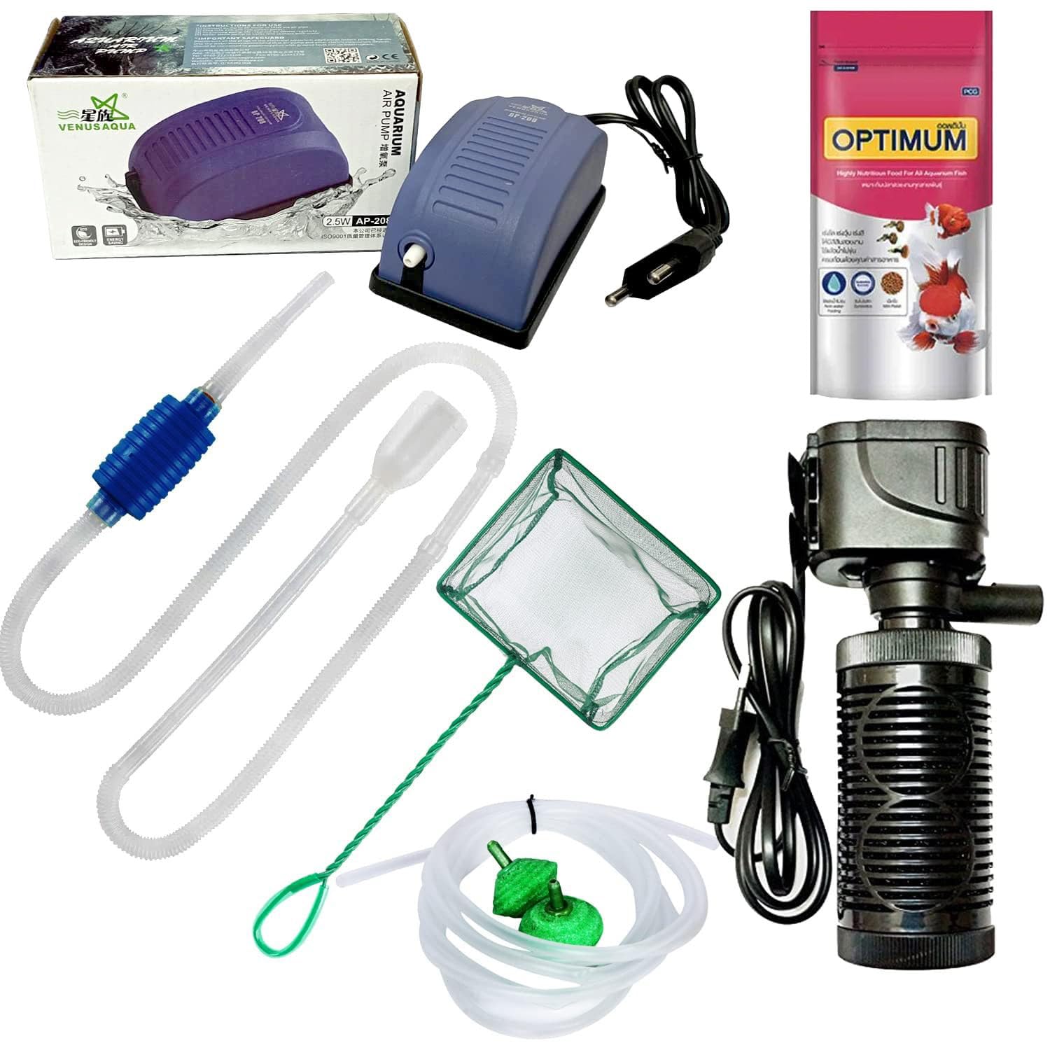Jainsons Pet products Aquarium Beginner Kit with Air Pump, Aquarium *