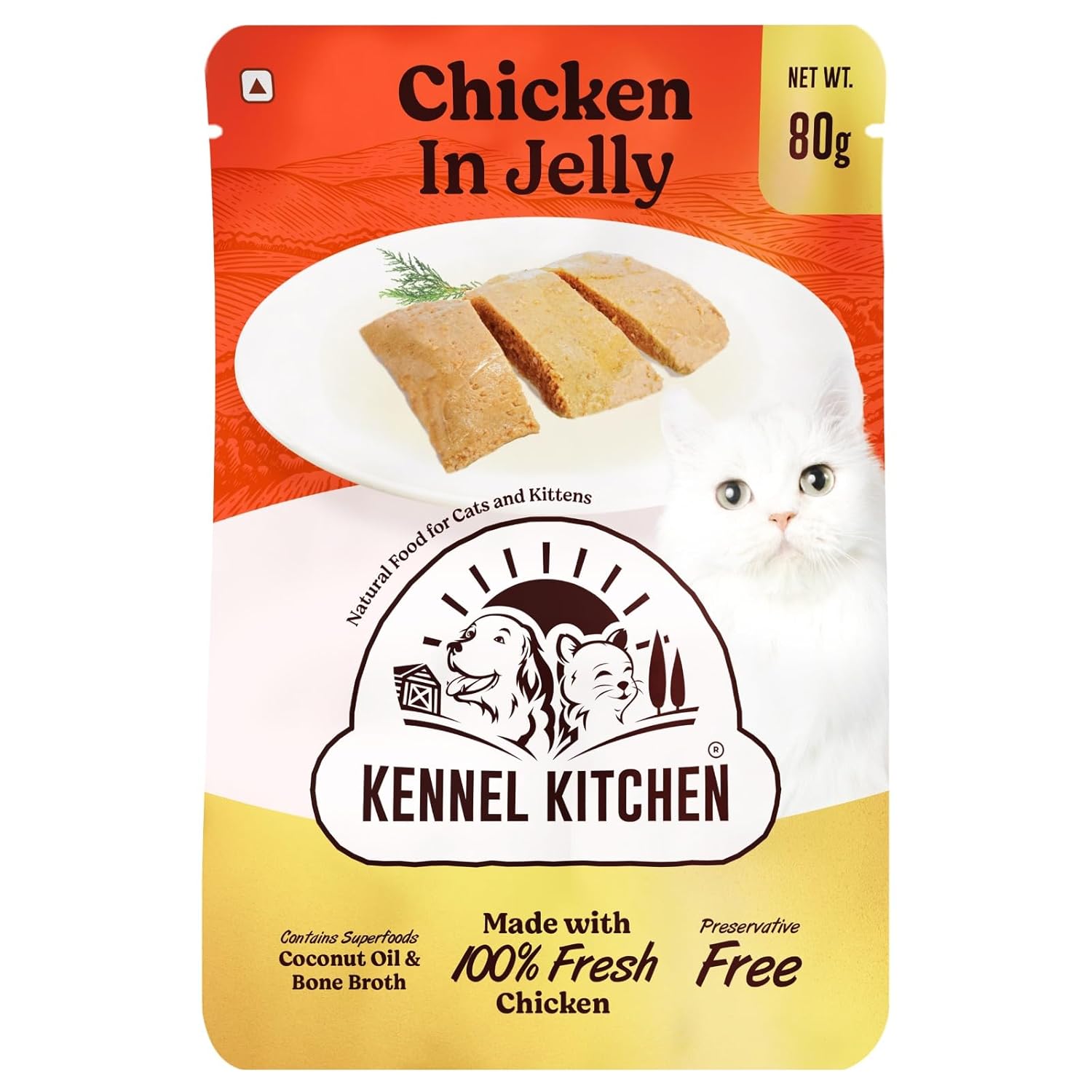 Kennel Kitchen Grain Free Wet Cat Food for Adults and *