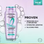 L’Oréal Paris Hyaluron Pure 72H Purifying Shampoo, For oily scalp & dry hair with salicylic and hyaluronic acid, 200 ml - Image 2