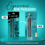 Lakme Eyeconic Black Kajal 0.35 g (Combo Pack of 2) Matte Kohl Liner in a Twist Up Pencil - Waterproof|| Smudge Proof & Long Lasting Eye Makeup - Image 2