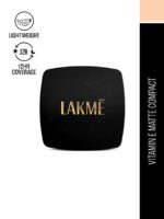 Lakme Forever Matte Compact, Smooth Finish, Lightweight Compact Powder That Lasts for 12 HrsFor A Natural Even Toned Look, Marble, 9g - Image 2