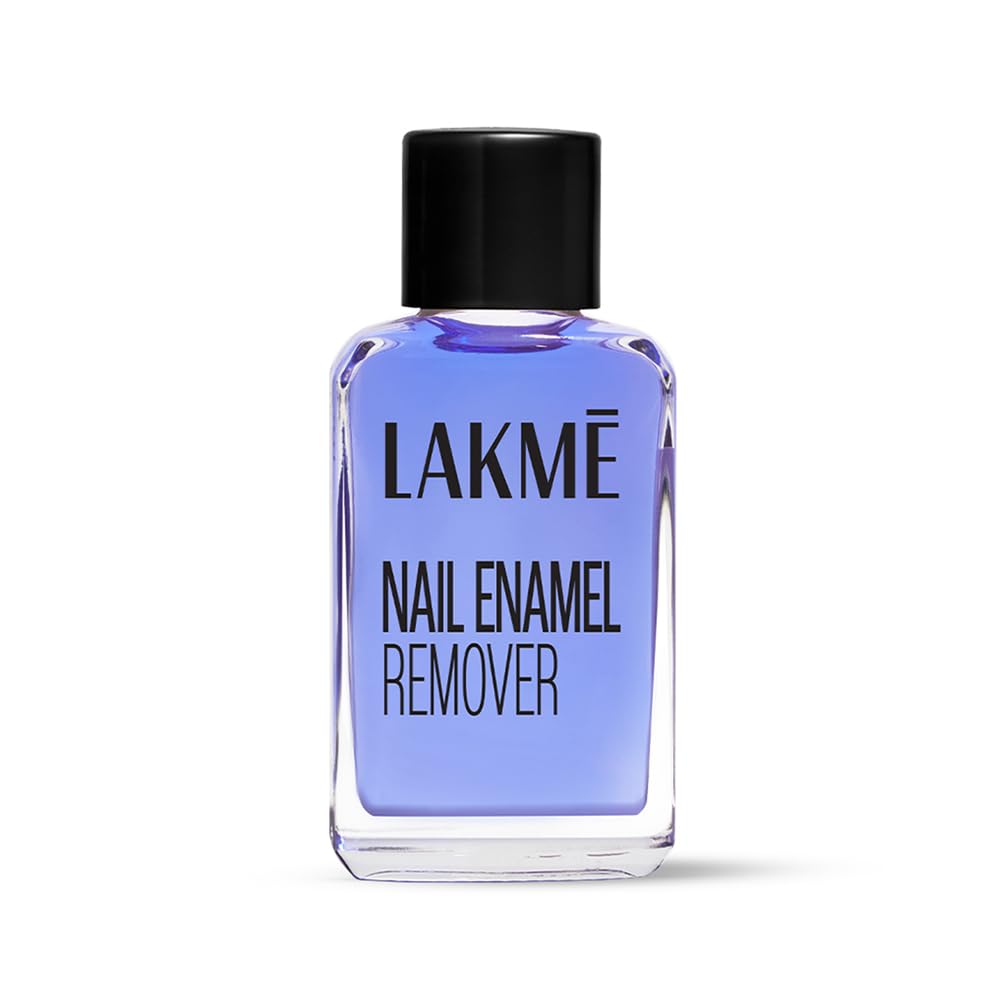 Lakme Liquid Nail Polish Remover With Vitamin E, Strengthens Nails *
