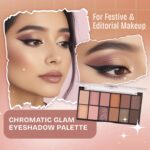 MARS 12 Shades Dance of Joy Eyeshadow Palette | Highly Pigmented and Blendable | Multicolor | Matte and Shimmer Finish (13.2g) (02-Multicolor) - Image 2
