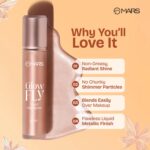 MARS Glow Fly Liquid Highlighter (10 ml) (02-WINGED CHAMPAGNE) | Enriched With Sunflower Seed Oil | Radiant Glow | No Chunky Particles | Light-Weight & Long-Lasting | Ultra Blendable Formula - Image 2