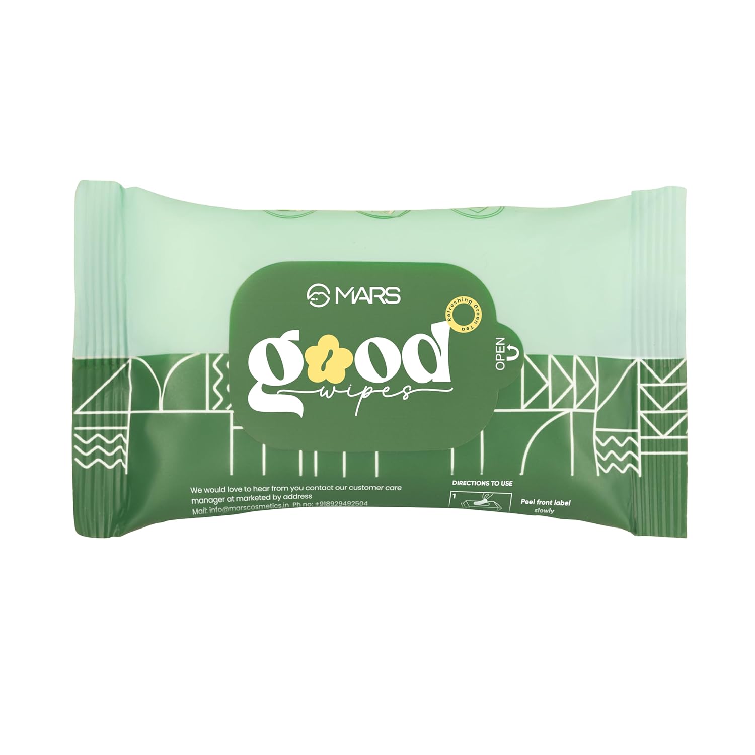 MARS Good pH Balance Refreshing Wipes (10 Wipes) | Green *