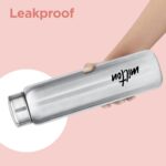 MILTON Aqua 1000 Stainless Steel Water Bottle, 920 ml, Silver | Leak Proof | Office Bottle | Gym Bottle | Home | Kitchen | Hiking | Treking, Travel (Pack of 1) - Image 2