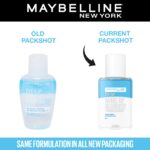 Maybelline New York Biphase Eye + Lip Makeup Remover, 2X More Effective and Fragrance Free Easy to Use Makeup Remover, Water-proof Make-up Remover With Addition of Pro-Vitamin B5 | 40 ml - Image 2