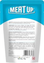 Meat Up Adult Wet Dog Food (8 x 70g) 560g + 560g (Free) 1120g| Real Chicken in Gravy| Buy 1 Get 1 | Healthy Digestion | Promotes Health & Vitality | Complete and Balanced Meal - Image 2