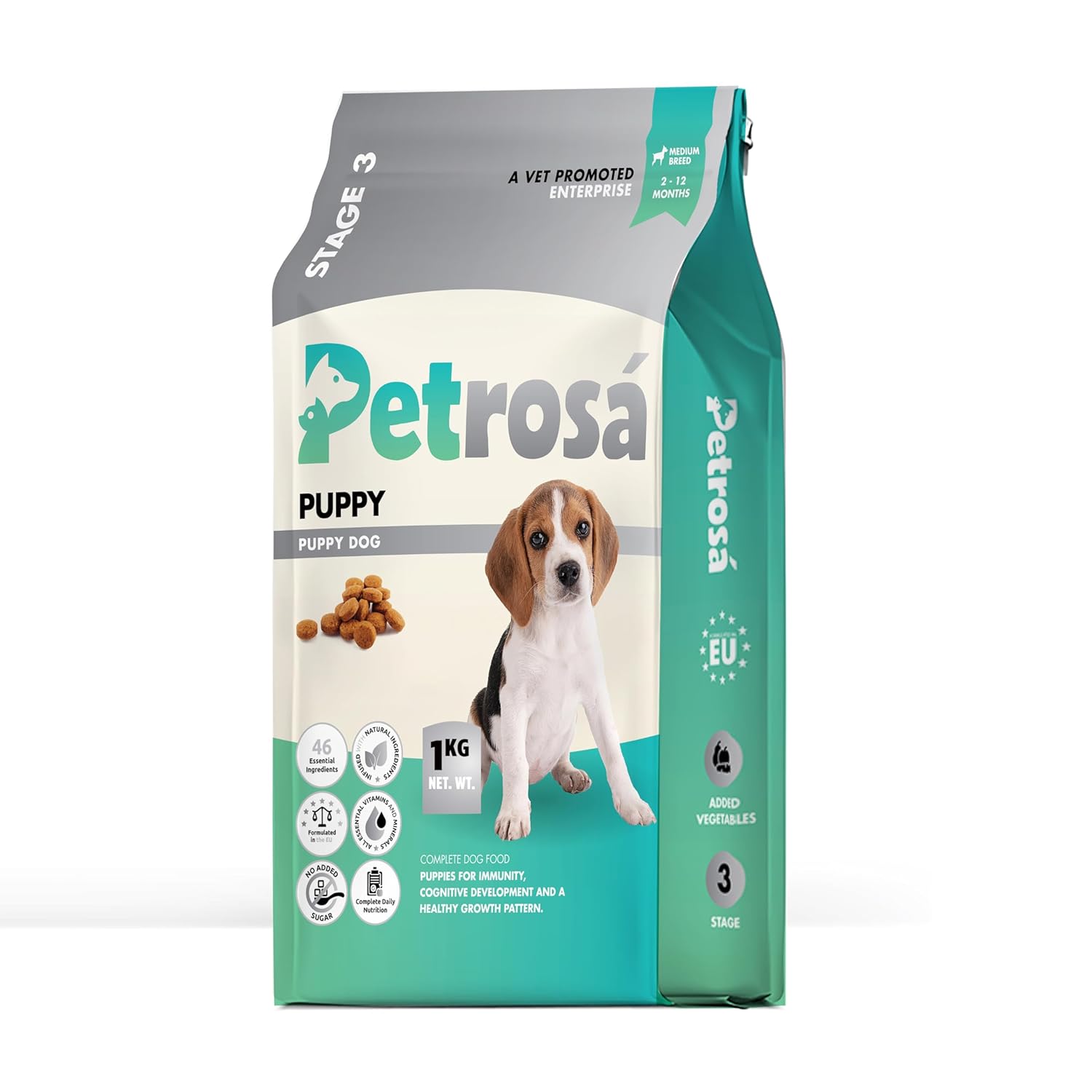 Medium Breed Puppy Dog Food (2–12 Months), Balanced Growth Formula *