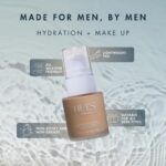 Men Full-Coverage Foundation Mens Face Moisturizer Cream, Face Makeup for All Skin Types, Evens Skin Tone, Oil Control and Cover Flaws, Natural 240 (Fresh Canvas), 20ml - Image 2