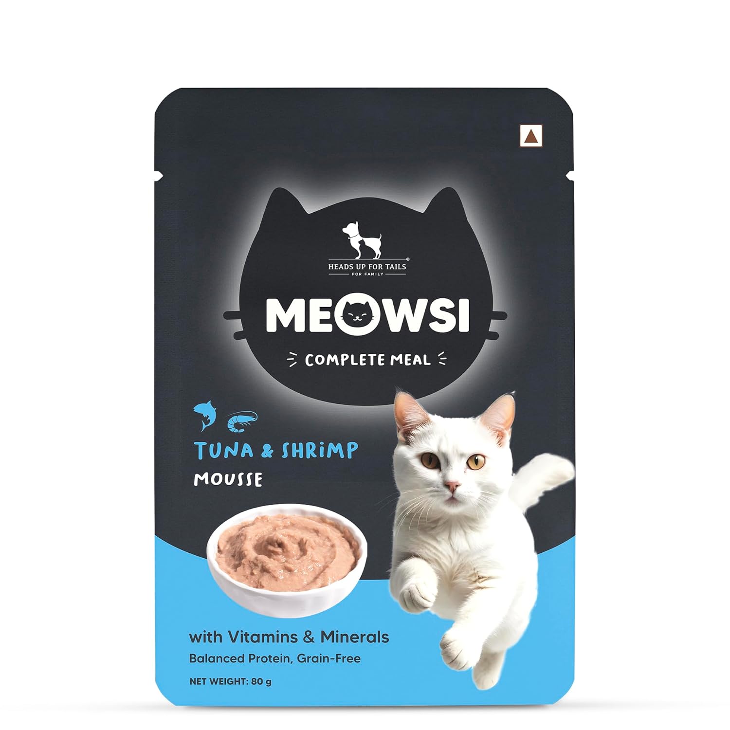 Meowsi by HUFT Tuna & Shrimp Mousse Cat Food - *