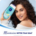 NIVEA Frangipani and oil 125 ml Body Wash| Shower Gel with Frangipani and Care Oil | Pure Glycerin for Instant Soft & Summer Fresh Skin|Microplastic Free |Clean, Healthy & Moisturized Skin - Image 2