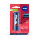 NIVEA Lip Caring Beauty Red Lip Balm | Lip & Cheek Tint with SPF 30 - Image 2