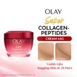 Olay Cream Regenerist Super Collagen Peptides Moisturizer For Firmer & Lifted Skin, Visibly Reduces 5 Signs Of Ageing, Luxuriously Soft Texture, All Skin Types Including Sensitive Skin, 45Gm - Image 2