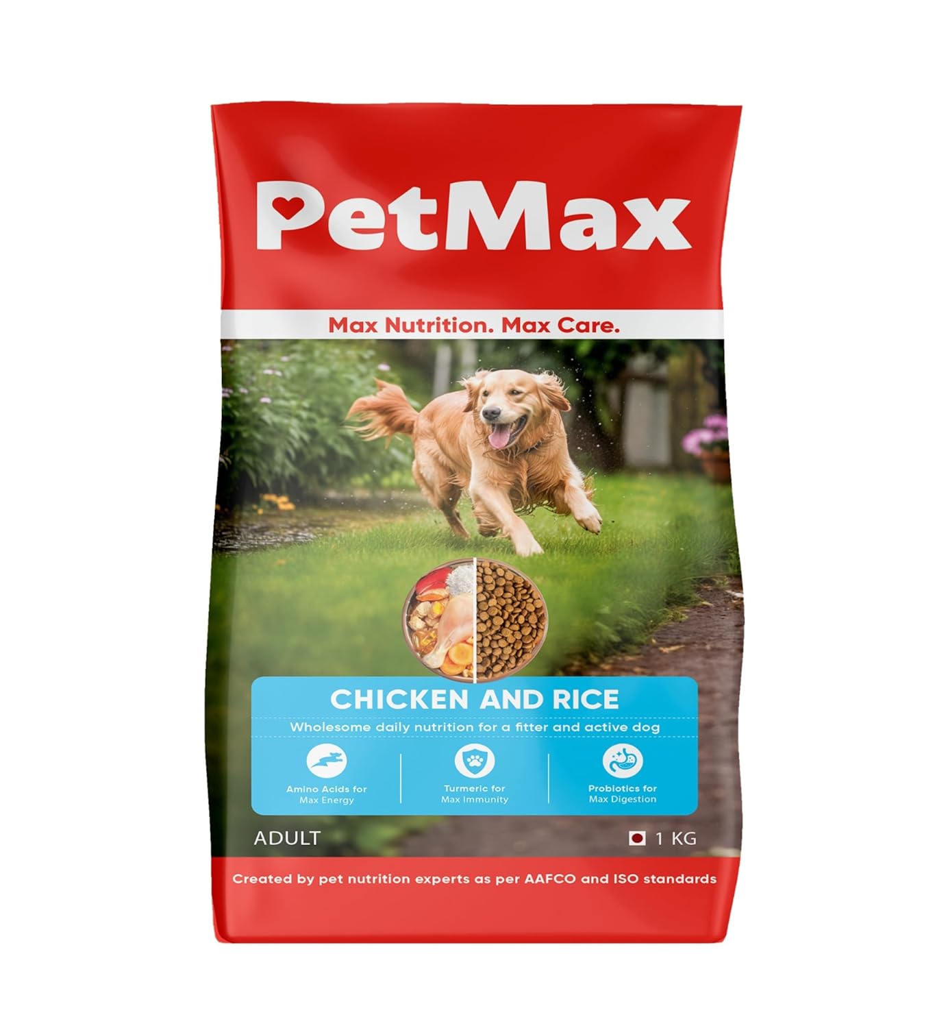 PetMax Dry Dog Food |Gluten Free | Turmeric for Higher *