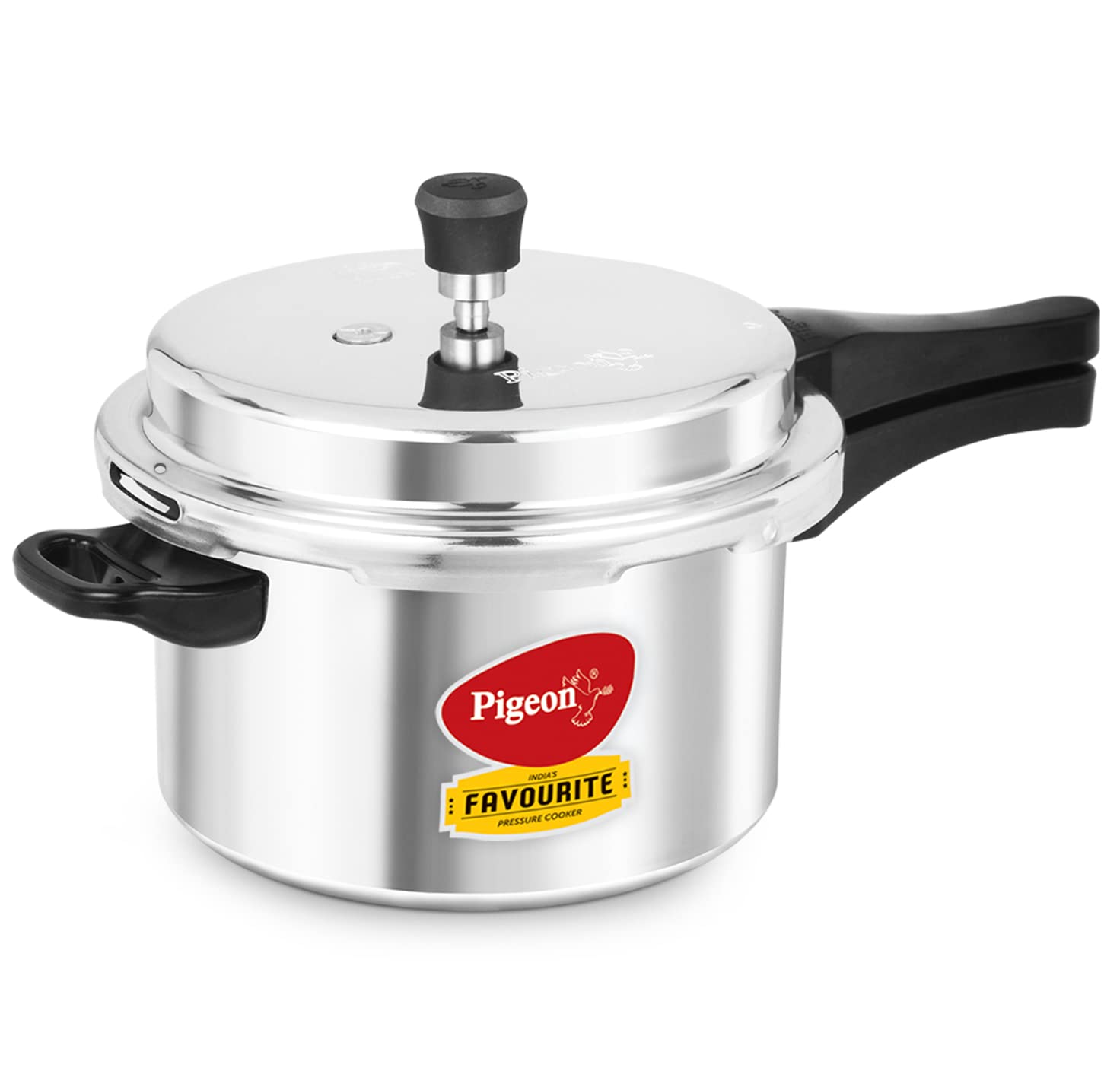 Pigeon By Stovekraft Favourite Induction Base Aluminium Pressure Cooker with kitchen grater